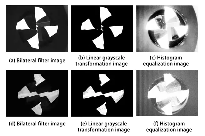 Fig.4 Milling cutter image enhancement