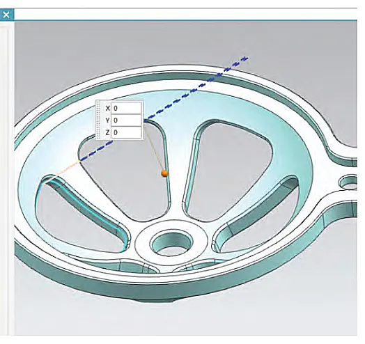 Fig. 11 Variable profile milling path parameter setting