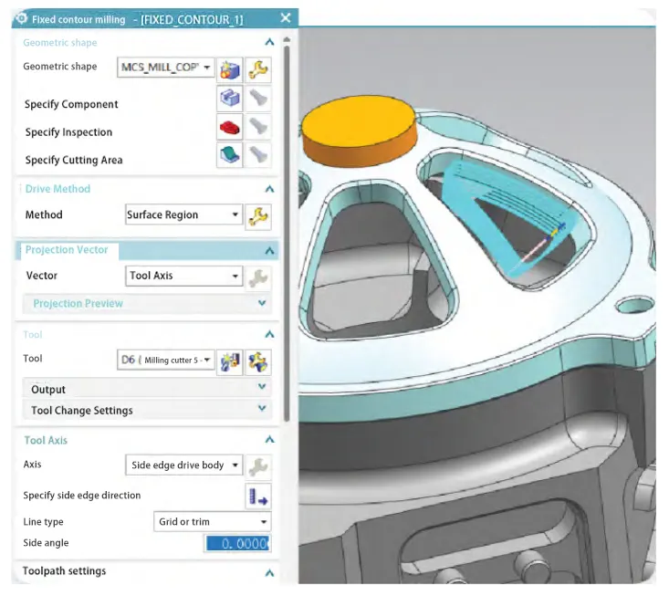 Fig. 13 Simulation of six normal irregular holes