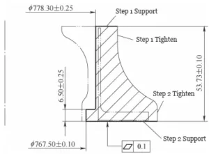 Figure 3 Rough Turning of the Bore