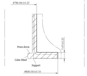 Figure 4 Rough Turning of the Outer Cylinder
