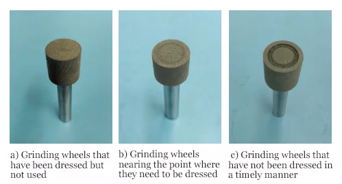 Figure 4 Schematic of wear on an elastic grinding head