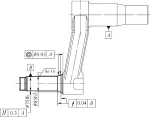 Figure 7 Finishing the small shaft