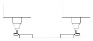 Figure 2 Lever type dial indicator tool setting device—X axis tool setting
