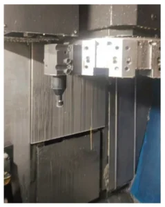 Figure 3 Turning an internal bore on a CNC vertical lathe Figure 3 Turning an internal bore on a CNC vertical lathe