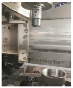 Figure 7 CBN boring tool boring the inner bore of an exhaust pipe Figure 7 CBN boring tool boring the inner bore of an exhaust pipe
