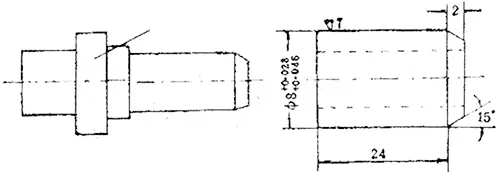 Figure 5 Small taper mandrel Figure 5 Small taper mandrel