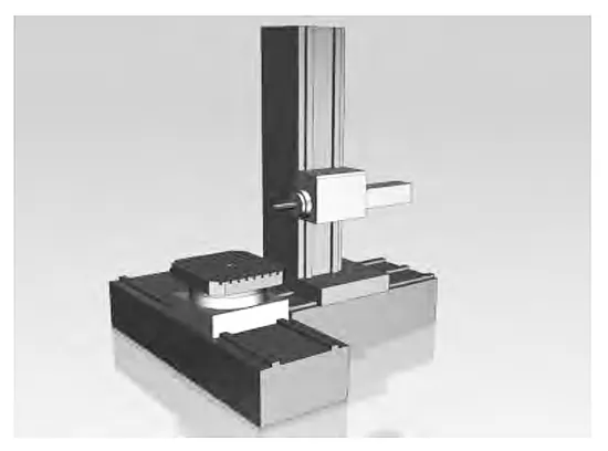 Figure 3 Assembly model of CNC horizontal boring machine