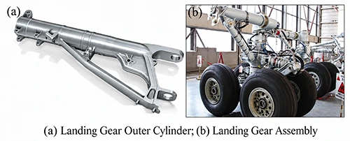 Fig. 1 Landing gear of a certain large aircraft Fig. 1 Landing gear of a certain large aircraft