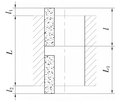 Figure 4. Relationship between honing stroke and overtravel